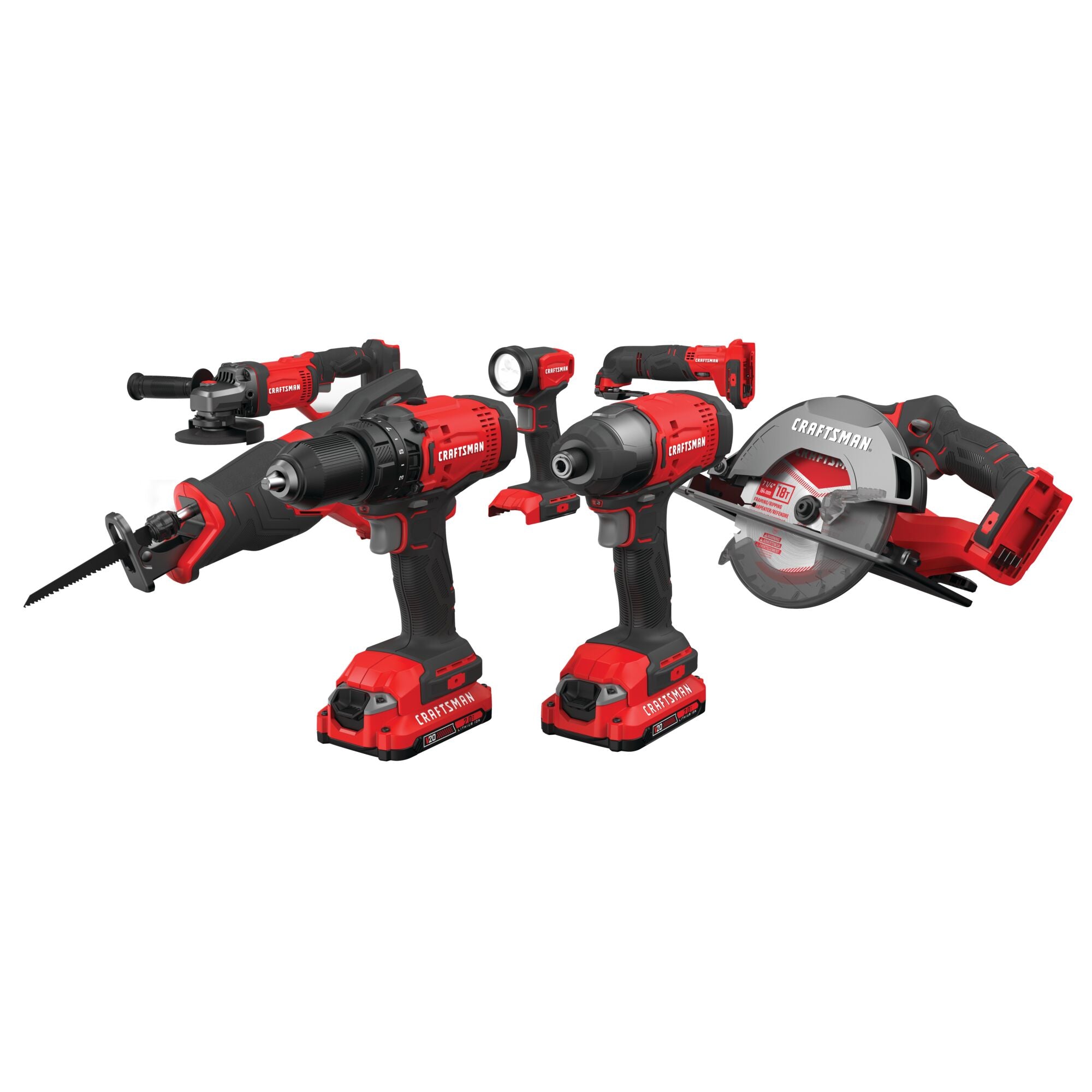 CRAFTSMAN 20V Max 7 Tool Combo Kit | SBD Affinity