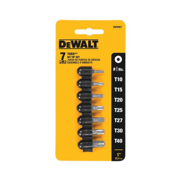 DEWALT 7 Pc Star Bit Tip Set | SBD Affinity